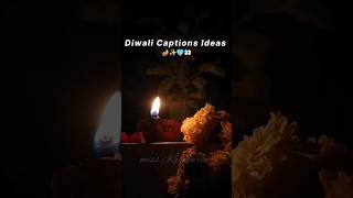 Diwali Captions Ideas✨🪔 diwali caption aesthetic fyp shorts ytshorts [upl. by Iarahs]