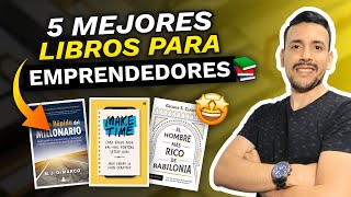 5 EXCELENTES LIBROS para EMPRENDEDORES JOVENES y EXITOS 2024 ✅😱 [upl. by Lunetta830]