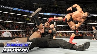 Roman Reigns amp Dean Ambrose vs Alberto Del Rio amp Rusev SmackDown Feb 4 2016 [upl. by Airym]