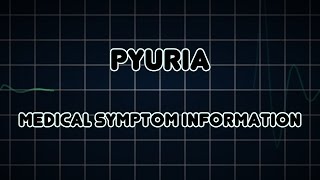 Pyuria Medical Symptom [upl. by Aenert]