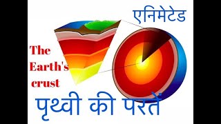 Geography Ch 2  The Earths Crust Hindi [upl. by Caine]