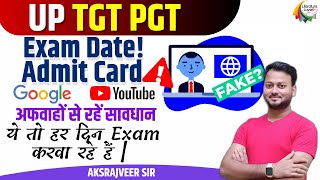 UP TGT PGT Exam Date and Admit Card [upl. by Neraa]