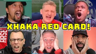 BEST COMPILATION  XHAKA RED CARD  LIVE WATCHALONG ARSENAL FANS CHANNEL [upl. by Fotinas]