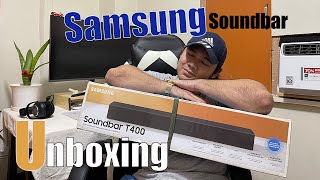 UNBOXING  Samsung Soundbar T400 [upl. by Tutankhamen]