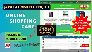 Online Shopping System  Java ECommerce Project with Source Code  Shopping Cart  Part1  DEMO [upl. by Ianej858]