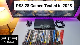 PS3 Gaming in 2023 28 Games Tested on 4K TV [upl. by Bahr]