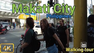 Exciting Walk in Makati CityFrom Epifanio Delos Santos Ave to Ayala Avenue Makati Philippines4K [upl. by Amliv]