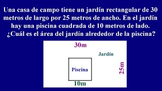 Problema de áreas de figuras compuestas  Áreas sombreadas [upl. by Gilford]