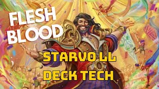 Flesh amp Blood STARVO LL DECK TECH [upl. by Atilrak]