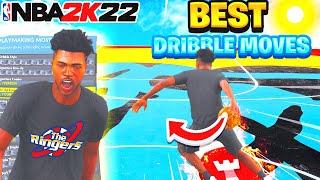 BEST DRIBBLE MOVES IN NBA 2K22 NEXT GEN BEST SIG ANIMATIONS 2K17 Hesi Explosive Behind The Back [upl. by Vaasta]