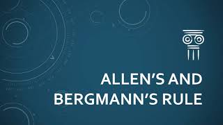 Allens and Bergmanns Rule  Simple Explanation [upl. by Ivah438]