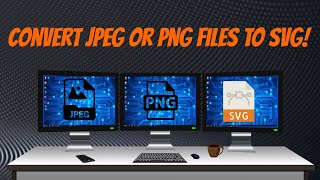 How to Convert JPEGPNG to SVG Using Inkscape [upl. by Greyso866]