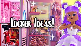 The BEST LOCKER DESIGN IDEAS In CAMPUS 3 Royale High Lockers [upl. by Pulchia]