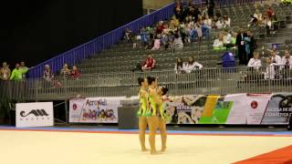 Gymnastics MIAC 2014 AG2 WG Dynamic IRE Carlow [upl. by Anaib]