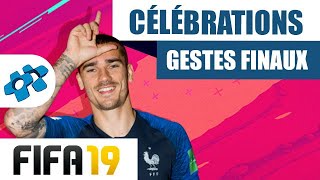 FIFA 19  les célébrations de gestes finaux [upl. by Eisenhart]