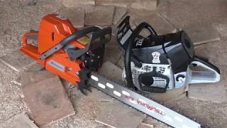 Ported husky 395xp vs stihl 661 [upl. by Weisbart]