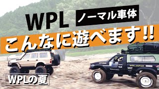 【WPL JAPAN】夏休みにノーマルのC541とC241マットブラックを思うがままに走らせる。wpl の夏 [upl. by Nerra]