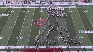 The Ohio State University Marching Band Michael Jackson Tribute Oct 19 2013 [upl. by Nafets714]