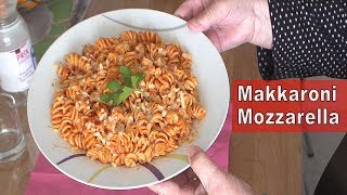 Makkarona me Mozzarella dhe Sos Domate shum te shishme Recept i Nenes [upl. by Yeliw669]