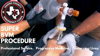 Super BVM Rescue Breathing Procedure for Manual Ventilation [upl. by Adleremse]