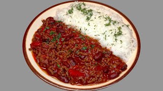 Chilli con carne s rýží recept [upl. by Antebi]