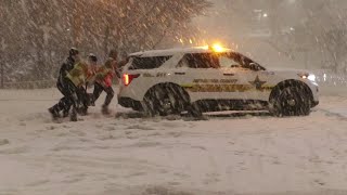 Heavy Thundersnow in Sioux Falls South Dakota  December 8th 2022 [upl. by Ayila484]