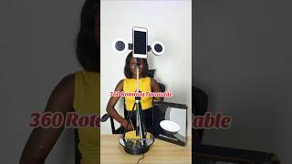 360 Rotating Turntable  ₦25000 turntable phoneholder phonestand tripod reels products [upl. by Sidra]