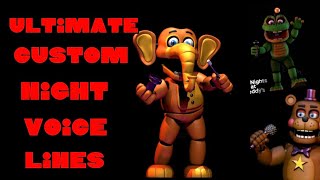 Ultimate Custom Night Voice Lines Edit [upl. by Kathy595]