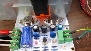 Class A amplifier kit  fixing the distortion problem [upl. by Natalia]