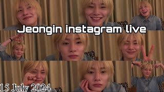 07152024 양정인 인스타그램 라이브 STRAY KIDS Jeongin instagram live [upl. by Orman69]