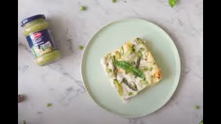 Barilla  Pesto Genovese Soslu amp Bezelye ve Kuşkonmazlı Lazanya Tarifi [upl. by Oiramrej669]