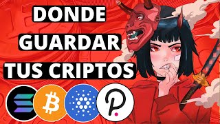 ✅WALLETS PARA CRIPTOMONEDAS😱¿Donde Guardar Tus Criptomonedas TIENES QUE VERLO [upl. by Phio]