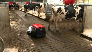 Lely Discovery Mobile Barn Cleaner  How it Works [upl. by Sudnac78]