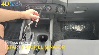 Nissan Frontier DISABLE Auto StartStop Feature  Turn ON and OFF permanently 20222024 [upl. by Severin]