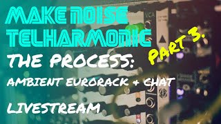 Telharmonic and Mutable Instruments Rings Play Chords  Ambient Eurorack LIVESTREAM [upl. by Kerrison]