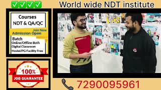 NDT Training Course  NDT Level II amp QAQC Course  World Wide NDT Institute Student Review [upl. by Adham]