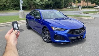 2023 Acura TLX Type S SH AWD Start Up Exhuast Test Drive Walkaround POV and Review [upl. by Frederiksen538]