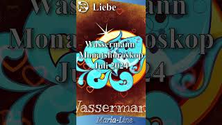 Wassermann LIEBE ❤️ Horoskop Juli 2024 [upl. by Theall906]