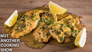 how to make EASY CHICKEN PICCATA [upl. by Onaireves]