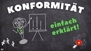 Konformität einfach erklärt Psychologie [upl. by Hsirap]