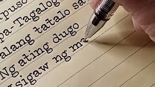 EZ MIL PANALO  HANDWRITTEN LYRICS  EKING [upl. by Sklar]