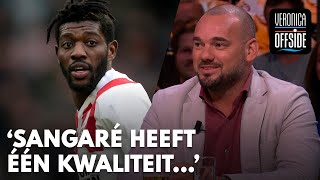 Wesley ziet één kwaliteit bij Sangaré De bal inleveren bij de tegenstander  VERONICA OFFSIDE [upl. by Davon]