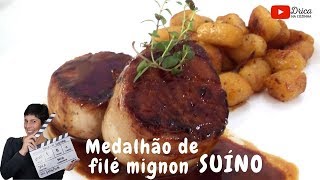 Medalhão de filé mignon suíno  Drica na Cozinha  EP234 [upl. by Nonrev]