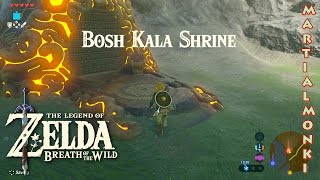 Zelda Breath Of The Wild  Bosh Kala Shrine Proxim Bridge [upl. by Trstram]