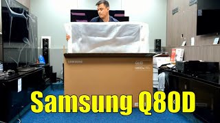 Samsung Q80D QLED 2024 Unboxing Setup Test and Review with 4K HDR Demo Videos [upl. by Mian229]