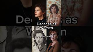 Decades as Women  Ai Generated [upl. by Arual]