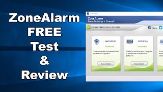 ZoneAlarm Free Antivirus Test amp Review 2019  Antivirus Security Review [upl. by Htebazil]