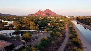 Biltmore Neighborhood Arizona  Phoenix 4k [upl. by Ciardap590]