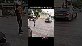 Motovloggerjannustunts ki BMW car chori 😲 ho gae prank bmw shortvideo shorts ytshorts [upl. by Cort203]