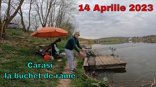 Am prins CARAS FRUMOS pe lacul Sfântul Florian Geaca la buchet de râme 14 APRILIE 2023 caras [upl. by Dichy791]